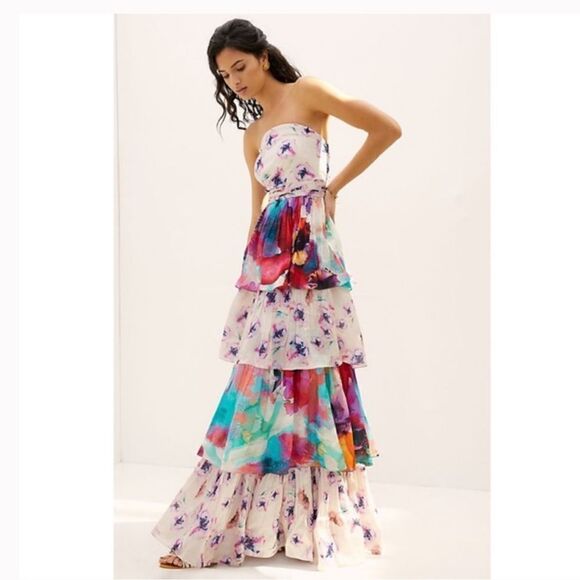 Anthropologie Guinevere Maxi Dress  - Picture 1 of 12